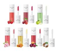 Huile À Lèvres Teintée - Teinture Hydratante Longue Durée | 3 Ml D'huile De Couleur Hydratante, Ĥuile De Soin Douce Et Lisse, H́uile Ďe Soin Teintée Pour La Journée Des Femmes, L'école, La Date, Les V