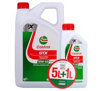 Huile Moteur - CASTROL GTX - 10W-40 A3/B4 - 5L+1L - 057026