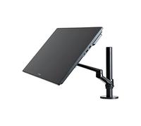 HUION Brazo individual ST410 para monitor de altura ajustable, soporte ergonómico inclinable y giratorio para monitor de hasta 8 kg, VESA 75 mm y 100 mm, para pantallas LED de 22 a 32 pulgadas