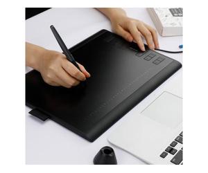Huion h1060p tableta digitalizadora negro 5080 líneas por pulgada 250