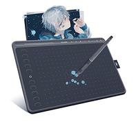 HUION HS611 Tableta Gráfica,Tabletas de Dibujo Profesional con Lápiz Digital PW500,Equipado con Botones Táctiles Multimedia (Reproducción de Música),Ideal para Trabajar Desde Casa y Aprendizaje Remoto
