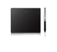 HUION HS64 Tableta Gráfica de Dibujo, con Stylus PW100 sin Batería, 4 Teclas Express Personalizadas para Principiantes, Tableta con Lápiz de 6,3 × 4 Pulgadas para Mac, PC con Windows y Android