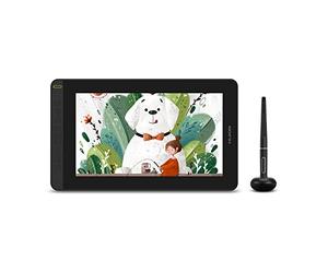 HUION HUGS1161 - Tableta gráfica de 11,6 pulgadas Canvas 12 8192 Kad. 8 botones, 5080LPi, LCD, negro