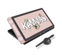 HUION Kamvas 13 (Gen 3) 2024 - Tableta de dibujo con pantalla, tableta artística completamente laminada de 13.3 pulgadas con vidrio de lona antibrillo, 99% sRGB, PenTech 4.0, presión de bolígrafo