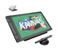 HUION Kamvas 16 Gen3 Tableta Gráfica con Pantalla, 15,8" 2.5K QHD Tableta Grafica Dibujo Digital con Vidrio Anti-Reflejos, 99%sRGB, PenTech 4.0, 16384 Niveles de Presión Dos Diales para Mac PC Android