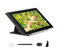 HUION Kamvas Pro 16 V2 Tableta Gráfica con Pantalla 15,6 Pulgadas Lápiz Sin Batería PenTech 4.0 16,384 Niveles,Pantalla Completamente Laminada,Barra Táctil Inteligente,Compatible con Windows,Mac,Linux