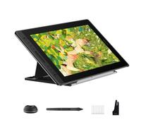 HUION Kamvas Pro 16 V2 Tableta Gráfica con Pantalla, 16384 Niveles | Monitor 15,6 Pulgadas Vidrio AG Laminado, Barra Táctil, Compatible Windows y Mac, Dibujo Profesional