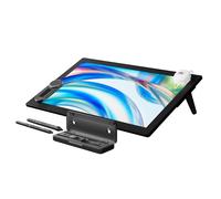 HUION Kamvas Pro 24 (Gen 3) - Tableta de dibujo táctil con pantalla, pantalla de dibujo gráfico 4K UHD con lápiz capacitivo de presión dual 16384, PenTech 4.0, 99% Adobe RGB, teclado inalámbrico