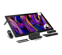 HUION Kamvas Pro 27 (144Hz) 4K UHD - Tableta de dibujo con pantalla, lápiz capacitivo PenTech 4.0 16384, presión de lápiz, vidrio de lona 3.0 E<1, tableta gráfica 98% Adobe RGB, monitor de dibujo