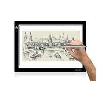 HUION L4S Caja de luz LED A4 Almohadilla de luz Ajustable Alimentada por USB Ultradelgada para Dibujo, Bocetos, Animación, Caligrafía, Trazado de Tatuajes, 17.7 Pulgadas
