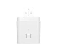 HUIOP 1PCS Micro 5V Adaptador Inteligente USB inalámbrico Flexible y portátil Haga Que los Dispositivos USB Sean Inteligentes a través de la aplicación Control de Voz Compatible con,Adaptador intelig