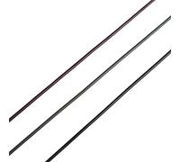 HUIOP 3 Unids/Set Tubo de Aparejos de Silicona para Pesca de Carpa, Accesorios de Aparejos Resistentes, 1 Metro para Verde, Marrón, Negro con Diámetro Interior de 1 Mm, Fácil de Usar