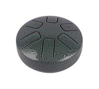 HUIOP 6 notas 3.8 pulgadas Mini Steel Tongue Drum Hand Pan Drum Zen Drum Instrumento de percusión con baquetas para principiantes Educación musical Concierto Mind Healing Yoga Meditación,Mini tambor d