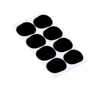 HUIOP Accesorios para Instrumentos de Viento 8 unids Alto Tenor Saxophone Clarinete Boquilla Cojines Parches Pads Negro 0.8 mm de Espesor,Boquilla Saxo Alto