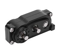 HUIOP Actualización de Caja de Transferencia RC con Distancia Entre Ejes 313 Mm, Metal Duradero para Coche Trepador 1/10, Rendimiento Mejorado, 60x37x23 Mm, 1 Unidad (Negro)