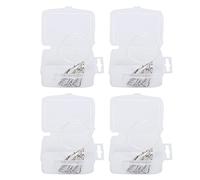 HUIOP Anzuelos Afilados con Línea de Gusano Fuerte, Anzuelo de Cebo Suave, Paquete Anzuelos para Principiantes y Expertos, Plateado, 48 Piezas con Caja Almacenamiento (1#)
