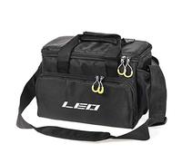 HUIOP Bolsa Acolchada Multifuncional de los Aparejos de Pesca Accesorios de la Pesca Bolsa de Almacenamiento Caja de la Carpa Bolsa de Hombro de la Pesca Bolsa de Mano