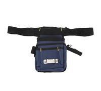 HUIOP Bolsa de Herramientas para Electricista, Bolsa de Herramientas con Bolsillo para Cinturón Multifuncional Ajustable con Múltiples Bolsillos y Bolsas, Gran Estabilidad y