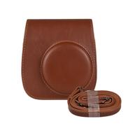 HUIOP Bolsa para cámara Film Instax Mini 11 Estuche de Almacenamiento para cámara instantánea Bolsa para cámara Hebilla magnética de Cuero PU con Correa para el Hombro Compatible con Film Instax Mini