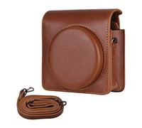 HUIOP Bolsa para cámara Film Instax SQ1 Estuche portátil para cámara instantánea Bolsa de Transporte Cuero sintético con Correa para el Hombro Compatible con la cámara instantánea Film Square SQ1