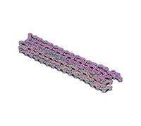 HUIOP Cadena de Bicicleta de 10 Velocidades, Cadena Colorida del Iris con Hebilla Mágica, Alta Resistencia Al Desgaste, Fácil Instalación para Bicicleta de Carretera de Montaña, Se