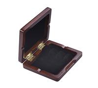 HUIOP - Caja de cañas de basson de madera, color marrón tallado a mano, caja de caña de basson para 3 cañas
