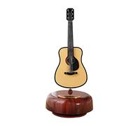 HUIOP Caja de música,Caja de música de guitarra eléctrica Caja de música clásica de cuerda Caja de música giratoria Base giratoria Instrumento musical de cuerda Réplica en miniatura Artware Regalo par