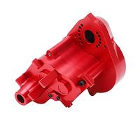 HUIOP Caja de Transmisión de Aleación Aluminio, Carcasa Caja Cambios Alta Resistencia para Pieza Repuesto Coche Axial RBX10 1/10 RC (Roja)