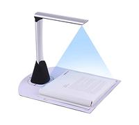 HUIOP Cámara de Documentos USB,Portátil de Alta Velocidad USB Book Image Document Cámara Escáner 5 Megapíxeles HD Alta definición Máx. Tamaño de escaneado A4 con Luz LED para Sala de Clase Oficina