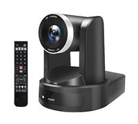 HUIOP Cámara Ptz,Cámara de Conferencia PTZ 4K 8MP HD 10X Zoom óptico USB 5.8G Cámara de Sala de videoconferencia inalámbrica Cámara Web con Control Remoto para reuniones Educación empresarial