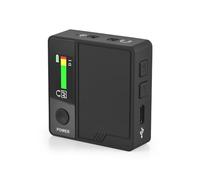 HUIOP Cambiador de voz con micrófono incorporado, dispositivo cambiador de voz portátil con 11 efectos de sonido, pantalla a color, mini transmisión en vivo, micrófono de mano, máquina de efectos de