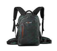 HUIOP camera backpack K&F CONCEPT Mochila para cámara multifuncional Bolsa para cámara SLR/DSLR 23L Bolsa de fotografía impermeable de gran acidad con compartimiento para computadora portátil de 1