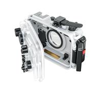 HUIOP - Carcasa impermeable para cámara TG7, carcasa de ion para cámara de acción subacuática de 60 m/195 pies, con interfaz roscada de 52 mm y adaptador de lente de 67 mm, compatible con