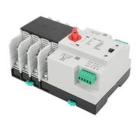 HUIOP Conmutador de Disyuntor de Interruptor de Transferencia Automática de Doble Potencia, ZGQ5-100/4P 220 V, Adecuado para Cambiar A EnergíA de Respaldo, EnergíA Principal, Puerto