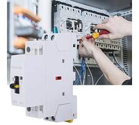 HUIOP Contactor de CA Doméstico de Larga Duración BCH8-25M con Función Manual 2P25A 24 V Adecuado para la Mayoría las áreas Control Eléctrico Edificios para un Funcionamiento con Ultra Ahorro