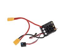 HUIOP Controlador Electrónico de Velocidad RC Negro 160A 8S con Enchufe XT90, Coche RC Duradero ESC para ZD Racing 1/7 MX 07 MAX6