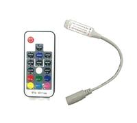 HUIOP Controlador Inalámbrico de 17 Teclas para Tiras de Luces LED RGB 5050, 3528 y 5630. Ajusta Fácilmente Tus Luces y Personaliza Tu Experiencia iluminación.