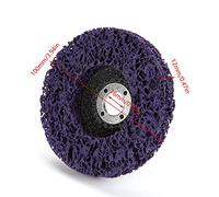 HUIOP Disco de Tira de Polietileno de 100 Mm, Rueda Abrasiva de Oro Púrpura de 5 Piezas para Amoladoras de ángel, Herramienta de Pulido de Buena Resistencia Al Desgaste, Se Adapta a