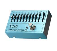 HUIOP efector,10-Band EQ Pedal de efectos de guitarra Mini ecualizador de guitarra con Bypass verdadero para bajo de guitarra Cuerpo de aleación de aluminio - CONTROLADOR DE BANDA,Pedal ecualizador de