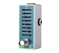 HUIOP efector,EX EQ7 Ecualizador de Guitarra Efecto Pedal Ecualizador de 7 Bandas Shell de Metal Completo True Bypass,efecto de guitarra