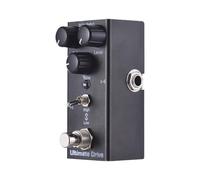 HUIOP Efectos de la Guitarra Ganancia del Pedal/Nivel/Tono Controles Piesta DC 9V 6.35 Mm Interfaz de Entrada/Salida con Verdadero Efector Eléctrico de Guitarra Eléctrica