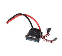 HUIOP ESC sin Escobillas 120A de Alto Rendimiento con Múltiples Funciones de Protección para Camión 1/8 RC Impermeable Negro 59x48x38mm