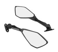 HUIOP Espejos Laterales de Motocicleta, Mejor Posición Visual, Superficie Más Grande y Vista Más Larga, Accesorios Completos, Varilla de Metal y Carcasa de ABS, Aptos para CBR900