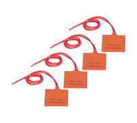 HUIOP Estera Térmica de 4 Piezas, Calentador de Almohadilla Calefactora Silicona 12 V 7,5 W 50x50 Mm, Calentamiento Rápido para Tuberías, Equipo Industrial con Almohadilla Térmica