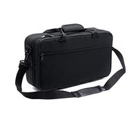 HUIOP Estuche para clarinete Bb, bolsa para concierto, mochila, resistente al agua, acolchado de algodón de espuma 600D con correa ajustable para un solo hombro