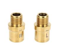 HUIOP Extensor de Pedal de Bicicleta de Aleación de Ti Reforzado, Eje de Alargamiento de 20 Mm, Espaciador de Núcleo de Eje con Diseño de Refuerzo Innovador para Ciclismo, Mejora la