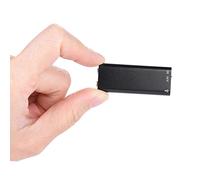 HUIOP Grabadora de Voz,8GB Mini USB Audio Digital Grabadora de Voz Dictáfono Reproductor de música MP3 Dispositivo de grabación portátil 96 Horas Archivos Grabados para conferencias Reuniones