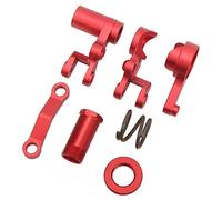 HUIOP Grupo de Dirección Delantera RC, Kit Profesional de Aleación Aluminio para Coches 1/10 RC, Fácil Instalación y Resistencia a Altas Temperaturas (#1)