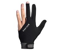 HUIOP Guante de Billar,Antideslizante,Transpirable,Guante Deportivo,Guante Deportivo súper elástico de 3 Dedos,se Adapta a la Mano Izquierda o Derecha,Guante Cue Sport