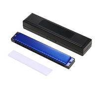 HUIOP harmónica,Armónica Arpa profesional Armonica Clave de C 24 orificios Polifonía Diatónica Órgano de boca con estuche para Blues Folk Jazz Pop para música Estudiante Profesor Principiante Regalo,A